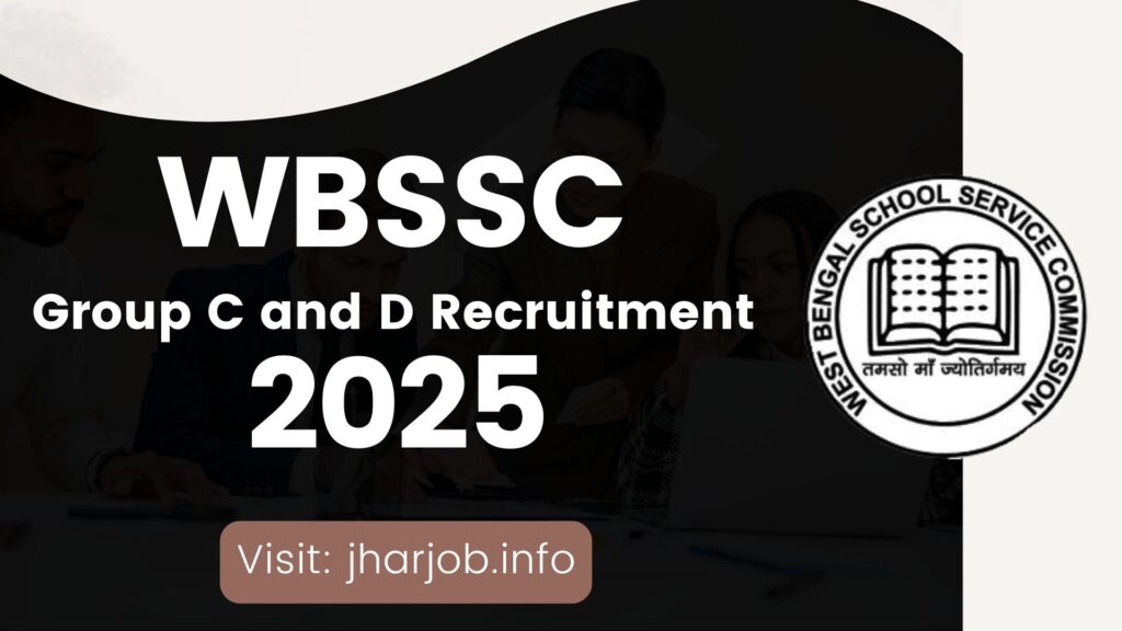 WBSSC Group C and D Recruitment 2025